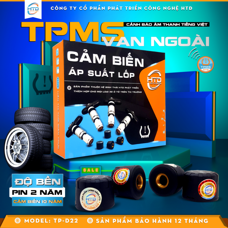 Cảm biến áp suất lốp HTD Van Ngoài TPMS TP-D22
